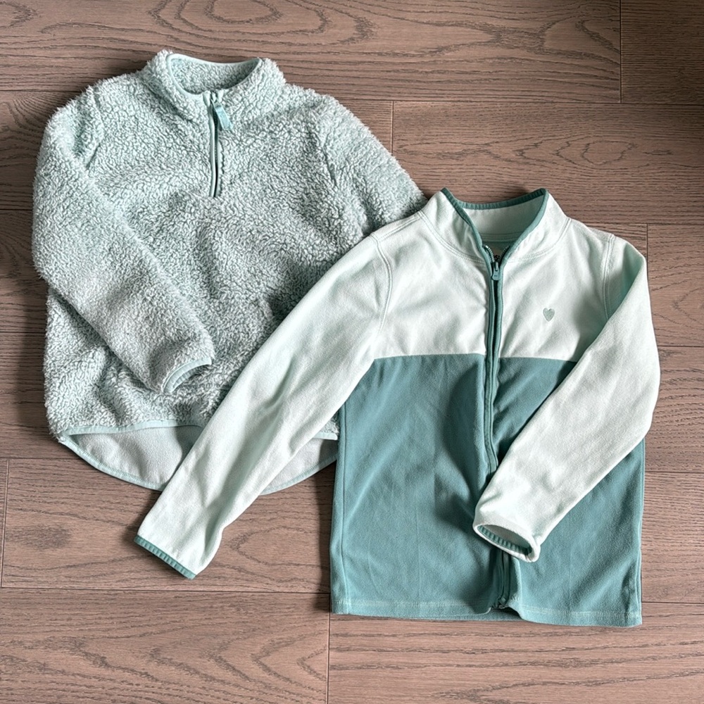Two OshKosh B’Gosh Girl’s Sweaters in size 10/10A